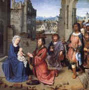 Gerard David The Adoration ofthe Kings oil on canvas